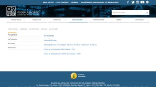 
                            10. Na Intranet - Tribunal de Justiça do Estado do Rio de Janeiro - TJRJ