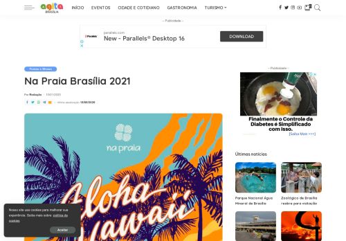 
                            5. Na Praia Brasília 2019 | Agita Brasilia