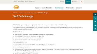 
                            11. NAB Cash Manager - MLC
