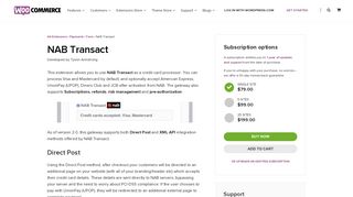 
                            5. NAB Transact - WooCommerce