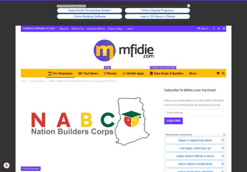 
                            4. NABCO: Registration, District Submissions, Interviews and Full ...