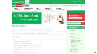 
                            1. Nabil SmartBank - Nabil Bank Limited – First Private Commercial Bank