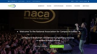 
                            12. NACA - National Association for Campus Activities | Welcome