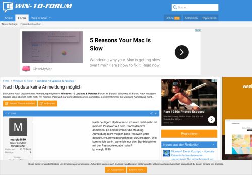 
                            9. Nach Update keine Anmeldung möglich - Windows 10 Forum