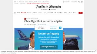 
                            12. Nachfolger von Enders: Guillaume Faury an Airbus-Spitze - FAZ