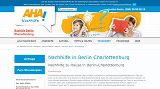 
                            7. Nachhilfe Berlin-Charlottenburg, individuell mit ... - AHA Nachhilfe