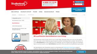 
                            8. Nachhilfelehrer professionell & geprüft - Studienkreis.de
