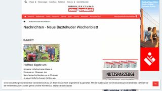 
                            9. Nachrichten aus Neue Buxtehuder Wochenblatt auf kreiszeitung ...