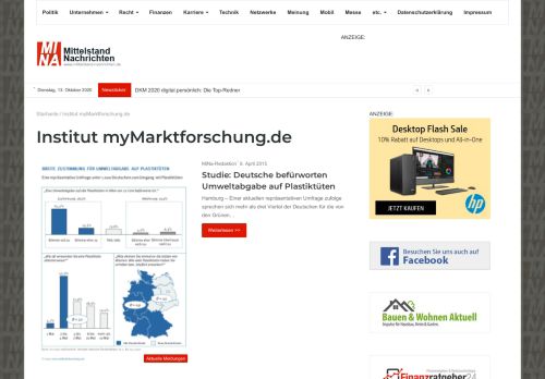 
                            13. Nachrichten über: Institut myMarktforschung.de | Mittelstand Nachrichten