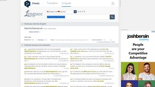 
                            8. Nachrichtenserver - English translation – Linguee