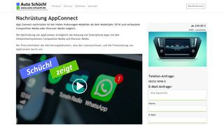 
                            7. Nachrüstung AppConnect - Auto Schüchl