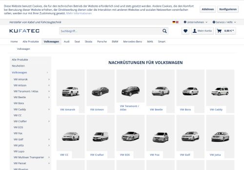 
                            3. Nachrüstungen für Volkswagen | KUFATEC