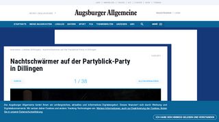 
                            4. Nachtschwärmer auf der Partyblick-Party in Dillingen - Nachrichten ...