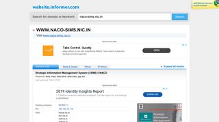 
                            4. naco-sims.nic.in at WI. Strategic Information Management System ...