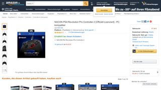 
                            5. NACON PS4 Revolution Pro Controller 2 [Offiziell Lizenziert] - PC ...