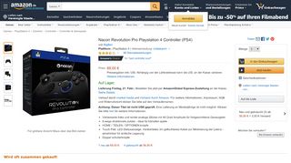 
                            4. Nacon Revolution Pro Playstation 4 Controller (PS4): Amazon.de ...