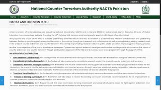 
                            7. NACTA AND HEC SIGN M.O.U – NACTA – National Counter ...