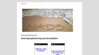 
                            2. nadsrosun: Android Login Application Using AsyncTask ...