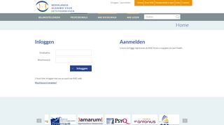 
                            6. NAE - Nederlandse Academie voor Eetstoornissen - Login page