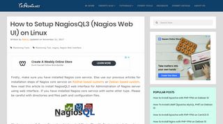 
                            5. NagiosQL with Nagios - TecAdmin