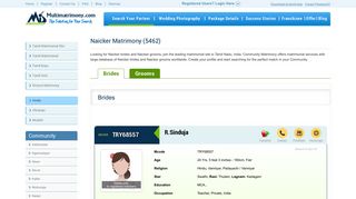 
                            9. Naicker Matrimony | Hindu Matrimony | Tamil ... - Multimatrimony.com