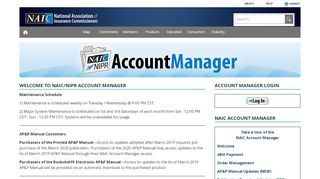 
                            8. NAIC/NIPR Account Manager