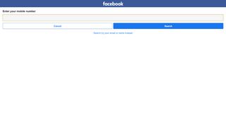 
                            3. Найдите свой аккаунт - Facebook