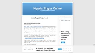
                            10. Naijaplanet | Nigeria Singles Online
