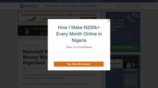 
                            5. Naira4all Review 2019: Warning!!! Don't Invest N3,000 Yet, Read this ...