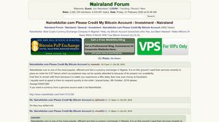 
                            3. Naira4dollar.com Please Credit My Bitcoin Account - Investment ...