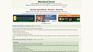 
                            5. Nairabet Agent Wahala - Business - Nigeria - Nairaland Forum