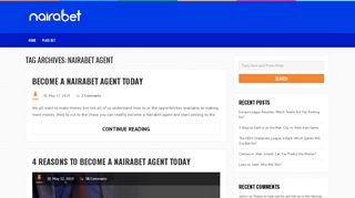 
                            2. nairabet agent – Welcome To The Official Blog of NairaBET