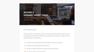 
                            4. NairaBET Agents – …earn residual income as an agent