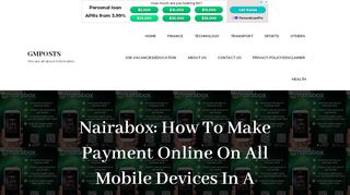
                            11. Nairabox: How To Make Payment Online On All Mobile Devices In A ...
