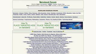 
                            1. Nairaland Forum