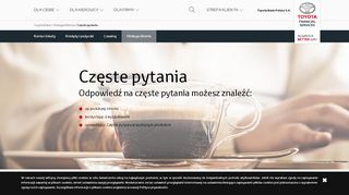 
                            6. Najczęściej zadawane pytania - Toyota Bank - Toyota Bank