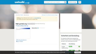 
                            2. Nak-Portal.org - Erfahrungen und Bewertungen - Webwiki