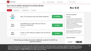 
                            10. NAKD rabatkoder → 10% Rabatkode | 2019 - Ekstra Bladet Rabatkoder