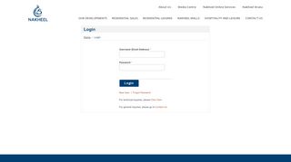 
                            1. Nakheel e-Services Portal - Login