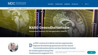 
                            8. NAKO Gesundheitsstudie | Max-Delbrück-Centrum für Molekulare ...
