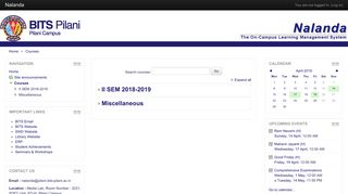 
                            5. Nalanda: Course categories - Nalanda-LMS - BITS Pilani