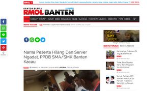 
                            10. Nama Peserta Hilang Dan Server Ngadat, PPDB SMA/SMK Banten ...