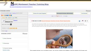 
                            13. NAMC Montessori Teacher Training Blog