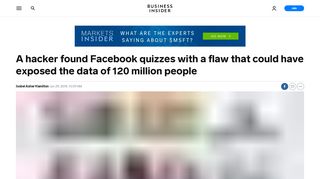 
                            7. Nametests.com may have exposed Facebook data of 120 million ...
