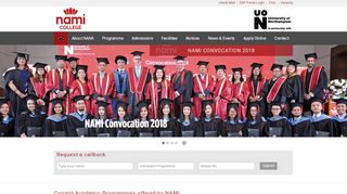 
                            7. NAMI college, British University Degree in Nepal with the University of ...