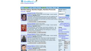 
                            11. Namibia Dating, Namibia Singles, Namibia Personals - LavaPlace