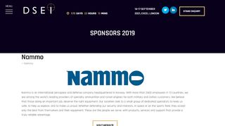 
                            12. Nammo - DSEI 2019 - The world-leading defence and security event