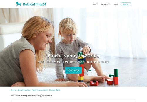
                            11. Nanny Zürich - Babysitting24