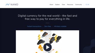 
                            2. Nano – an instant, zero-fee, scalable currency