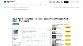 
                            11. Não comorem o cartao Cash Passport Multi Moeda Mastercard - Nova ...